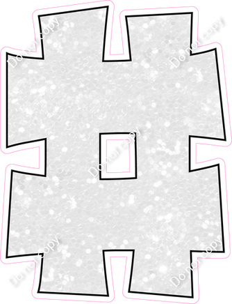 KG 18" Individuals - White Sparkle #