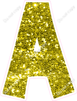 KG 18" Individuals - Yellow Sparkle A