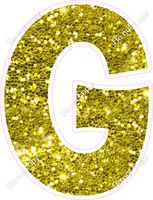 KG 18" Individuals - Yellow Sparkle G