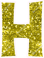 KG 18" Individuals - Yellow Sparkle H