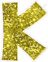 KG 18" Individuals - Yellow Sparkle K