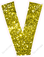 KG 18" Individuals - Yellow Sparkle V