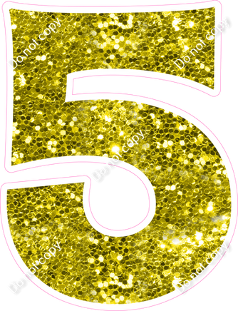 KG 18" Individuals - Yellow Sparkle 5