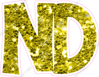 KG 18" Individuals - Yellow Sparkle ND