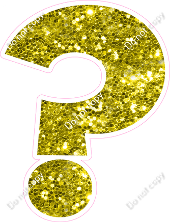 KG 18" Individuals - Yellow Sparkle ?