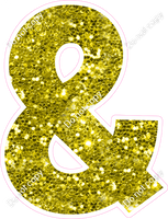 KG 18" Individuals - Yellow Sparkle &