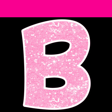 Sparkle - 23.5" KG 68 pc Alphabet Sets Sparkle Baby Pink