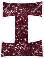 KG 23.5" Individuals - Burgundy Sparkle I
