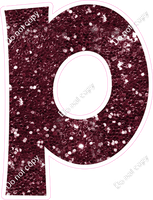 KG 23.5" Individuals - Burgundy Sparkle P