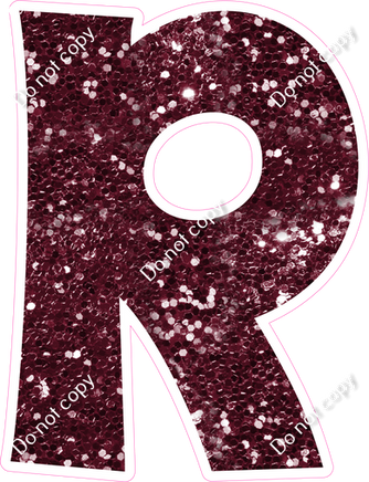 KG 23.5" Individuals - Burgundy Sparkle R