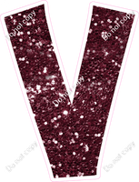 KG 23.5" Individuals - Burgundy Sparkle V