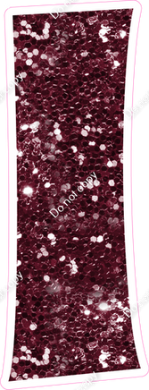KG 23.5" Individuals - Burgundy Sparkle 1