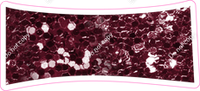KG 23.5" Individuals - Burgundy Sparkle Dash
