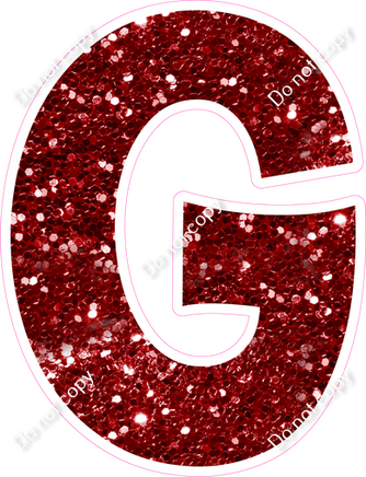 KG 23.5" Individuals - Crimson Sparkle G