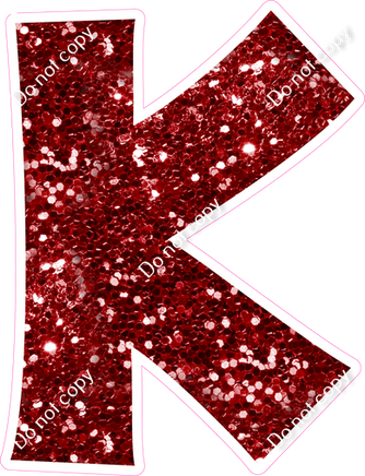 KG 23.5" Individuals - Crimson Sparkle K