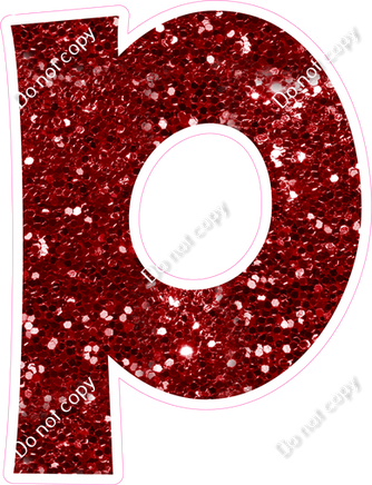 KG 23.5" Individuals - Crimson Sparkle P