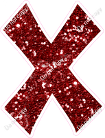 KG 23.5" Individuals - Crimson Sparkle X
