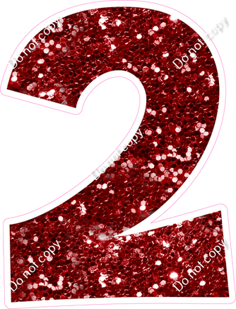 KG 23.5" Individuals - Crimson Sparkle 2