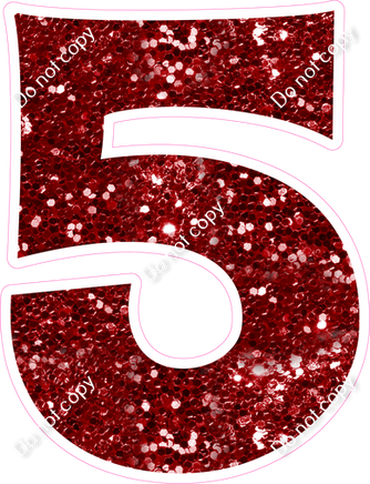 KG 23.5" Individuals - Crimson Sparkle 5