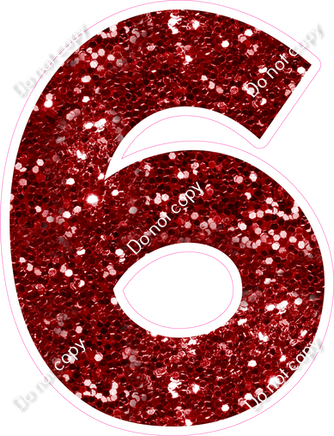 KG 23.5" Individuals - Crimson Sparkle 6