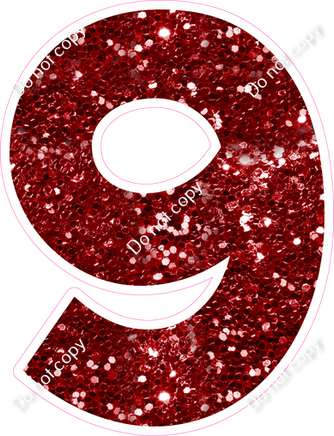 KG 23.5" Individuals - Crimson Sparkle 9