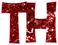 KG 23.5" Individuals - Crimson Sparkle TH