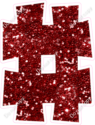 KG 23.5" Individuals - Crimson Sparkle #