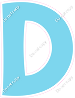 KG 23.5" Individuals - Flat Baby Blue D