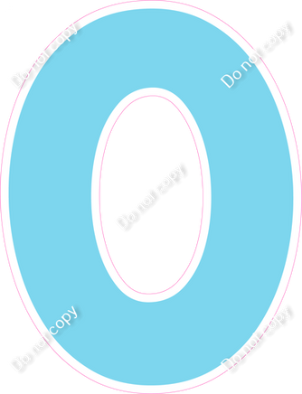 KG 23.5" Individuals - Flat Baby Blue O