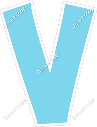 KG 23.5" Individuals - Flat Baby Blue V