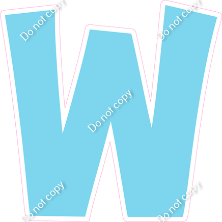 KG 23.5" Individuals - Flat Baby Blue W