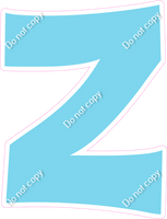 KG 23.5" Individuals - Flat Baby Blue Z