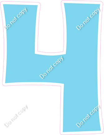 KG 23.5" Individuals - Flat Baby Blue 4