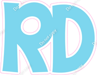 KG 23.5" Individuals - Flat Baby Blue RD