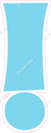 KG 23.5" Individuals - Flat Baby Blue !