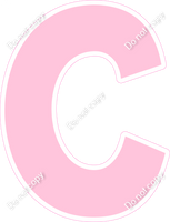 KG 23.5" Individuals - Flat Baby Pink C