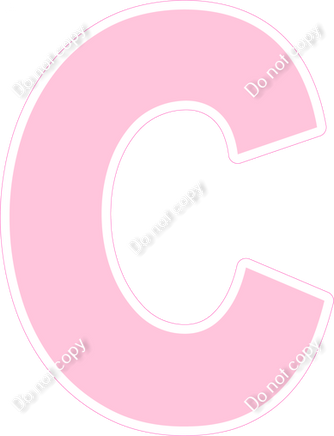 KG 23.5" Individuals - Flat Baby Pink C