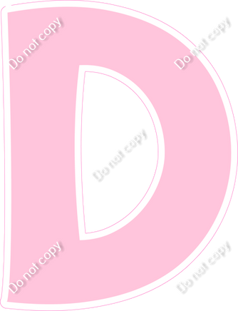 KG 23.5" Individuals - Flat Baby Pink D