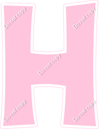 KG 23.5" Individuals - Flat Baby Pink H