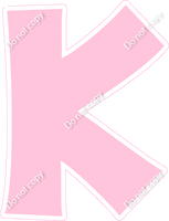 KG 23.5" Individuals - Flat Baby Pink K