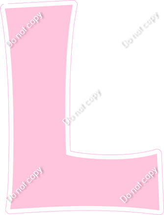 KG 23.5" Individuals - Flat Baby Pink L