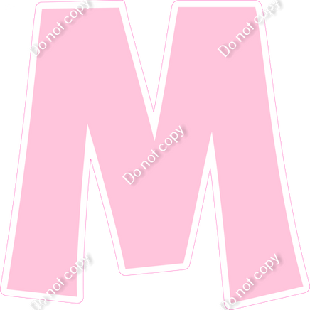 KG 23.5" Individuals - Flat Baby Pink M