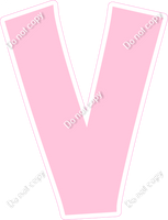 KG 23.5" Individuals - Flat Baby Pink V