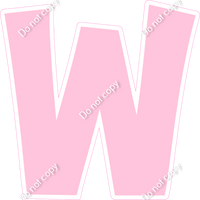 KG 23.5" Individuals - Flat Baby Pink W