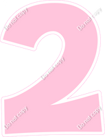 KG 23.5" Individuals - Flat Baby Pink 2