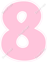 KG 23.5" Individuals - Flat Baby Pink 8