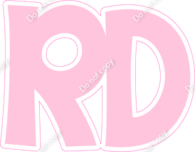 KG 23.5" Individuals - Flat Baby Pink RD