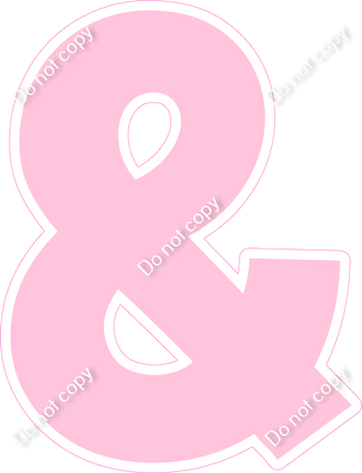 KG 23.5" Individuals - Flat Baby Pink &