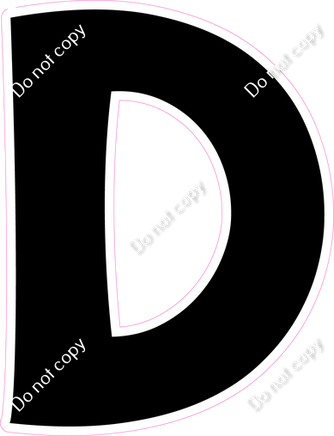 KG 23.5" Individuals - Flat Black D