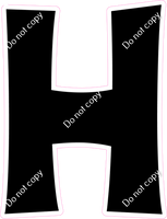 KG 23.5" Individuals - Flat Black H